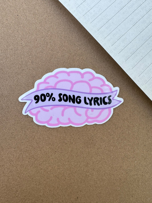 90% Song Lyrics