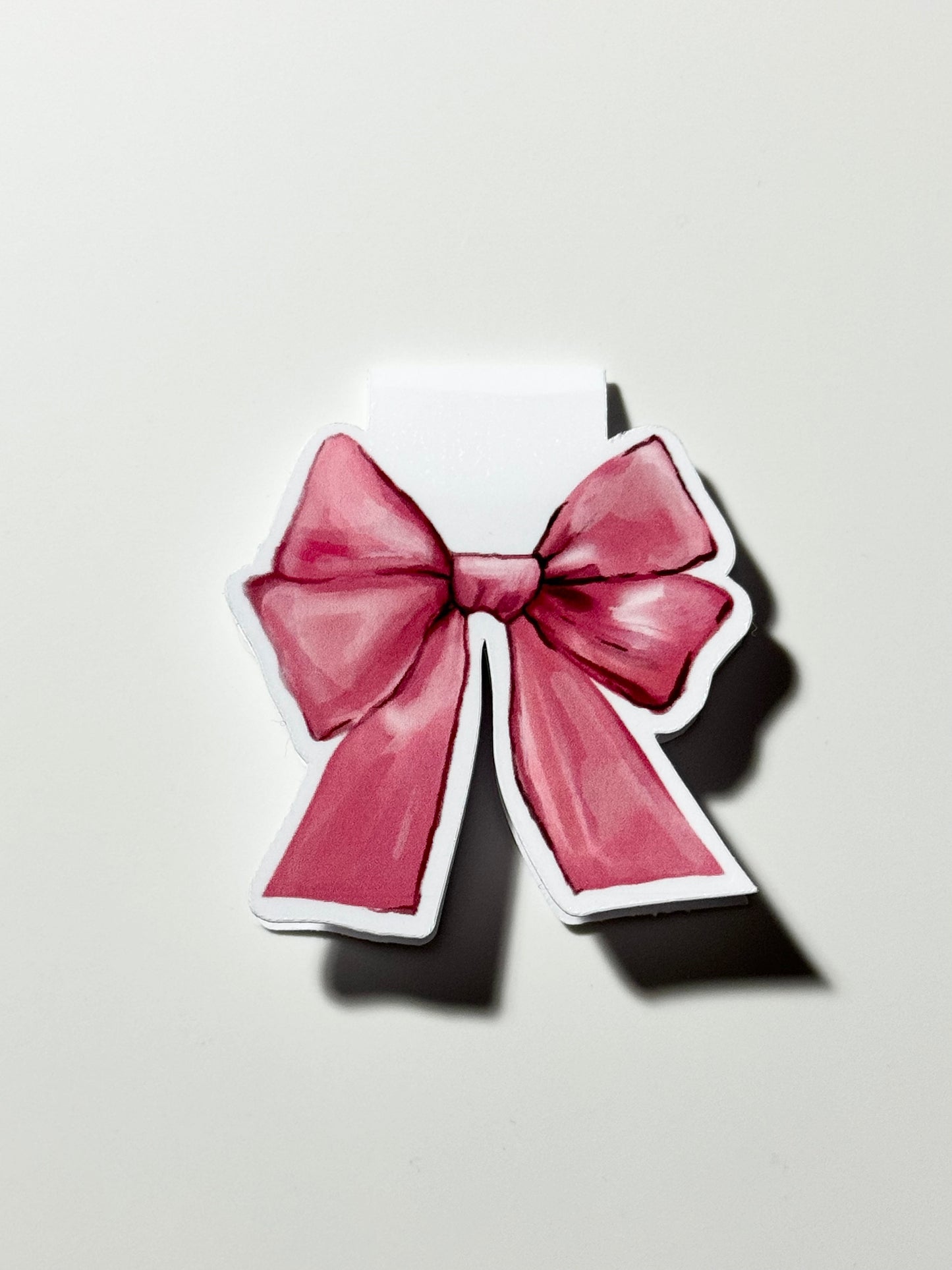 Pink Bow Bookmark